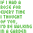 If I Had A Rose For Every Time