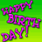 Happy Birthday Myspace Icon