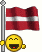 Latvia Flag smiley 86