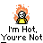 I am Hot Icon
