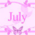 July Name Icon
