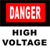 Danger High Voltage Tablet Icon 2