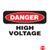 Danger High Voltage Tablet Icon