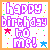 Happy Birthday To Me Myspace Icon 2