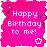 Happy Birthday To Me Myspace Icon