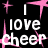 I Love Cheer Myspace Icon
