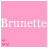 Brunette Doll Myspace Icon 21