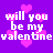 Will You Be My Valentine Myspace Icon 2