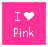 I Love Pink Myspace Icon