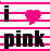 I Love Pink Myspace Icon 3