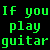 If You Play Guitar Myspace Icon