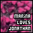 Marina loves Jonathan