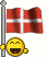 Denmark Flag smiley 48
