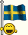 Sweden Flag smiley 104